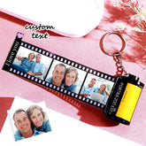 Memory Time Film Album Keychain Creative